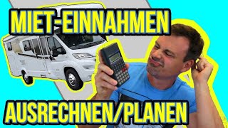 EINNAHMEN mit VERMIETUNG vom eigenen WOHNMOBIL!? Wie hoch ist der GEWINN? Was kann man verdienen? screenshot 4