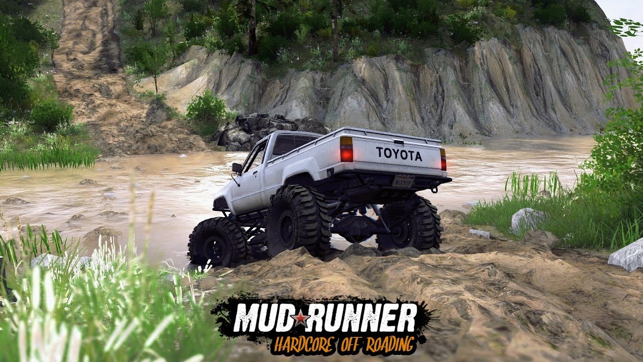 TAKING A 2ND GEN TOYOTA 4X4 OFF-ROAD | Mudrunner