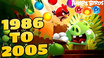 Angry Birds Stella Pop Levels {1986 To 2005} Non PowerUp Walkthrough For Android & iOS