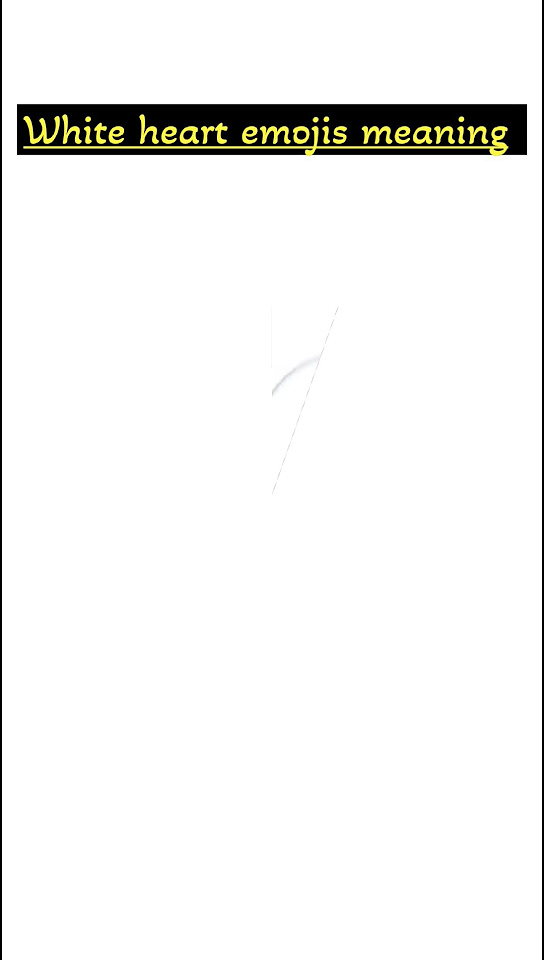 white-heart-meaning-in-english-shortsvideo-whiteheartemoji-youtube