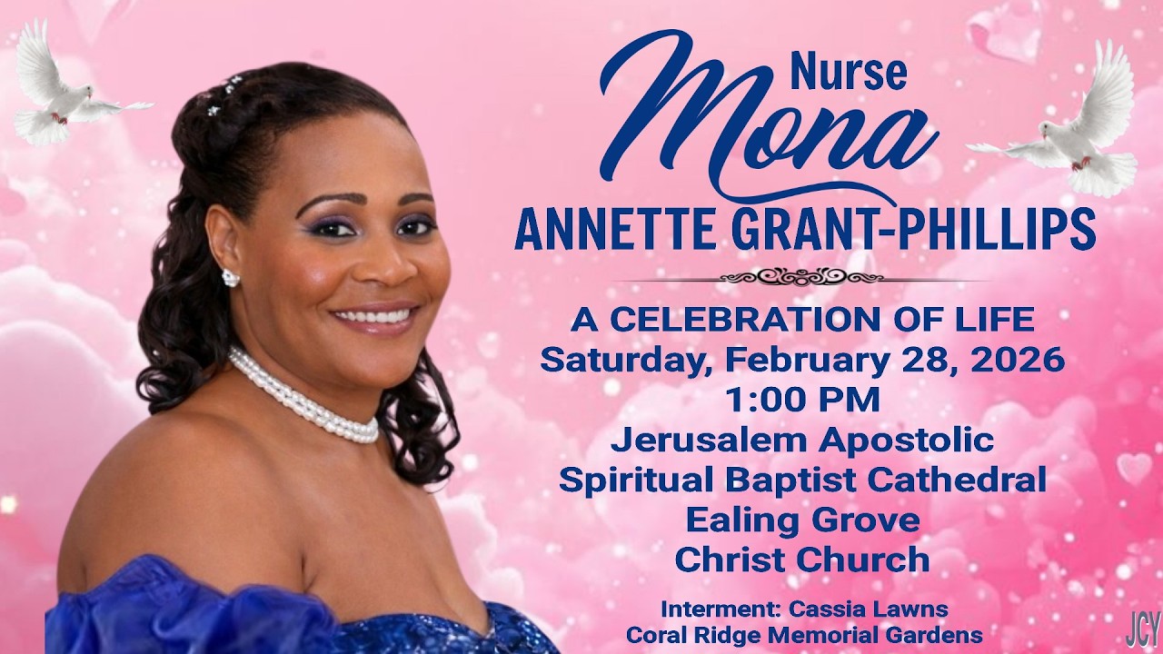 A Service of Thanksgiving for the life of Mona Grant-Phillips