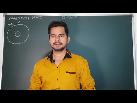 2.Bohr's atomic model | energy of an electron in any orbit | atoms ;class 12 physics