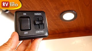 Upgrade Your RV Lighting with Stylish LEDs Lights and Dimmer Switches | RV with Tito