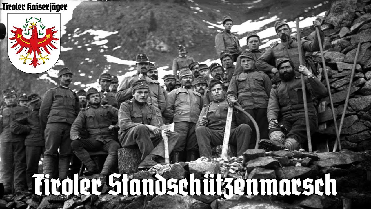 Tiroler Standschützenmarsch (Austrian march) (with subtitles)