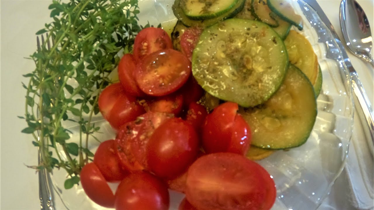 Betty's Sautéed Squash and Grape Tomatoes
