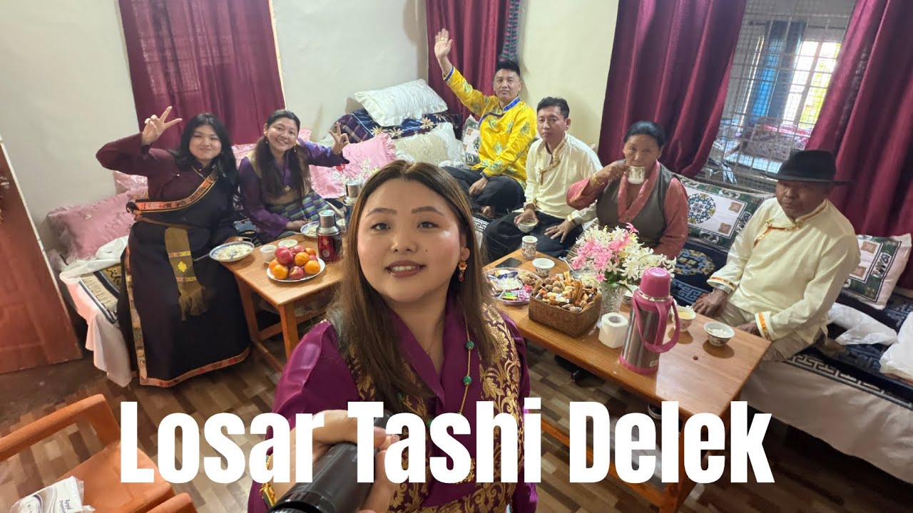 Losar Tsewa 1 with my Family in Mundgod ❤️✨