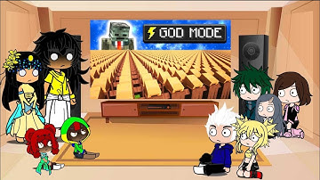 MHA & BRAWL STARS grox - 10000 villagers - react to gacha