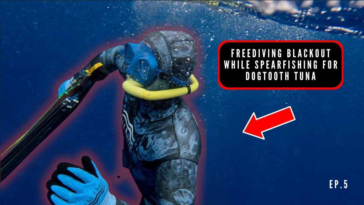 Freedive BLACKOUT || Spearfishing French Polynesia || Pushing limits for Dogtooth Tuna