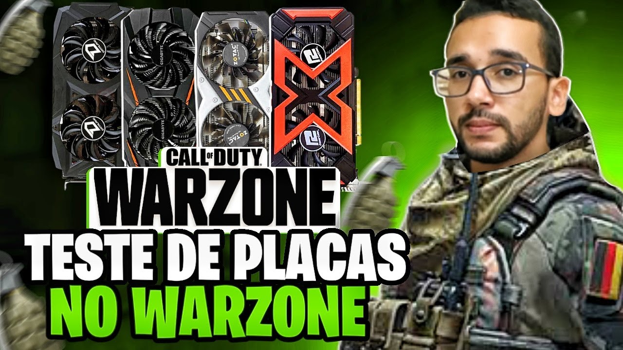 Agora vai! WARZONE VS Placas de Vídeo | GTX 950, GTX 960, GTX 1060, GTX 970,  RX 460, RX 570