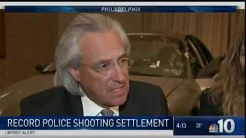 Tom Kline comments on $4.4M settlement in police shooting case, NBC 10 1/6/2017-4PM