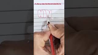 Details How to use bubble writing in headings #calligraphy #shorts #youtube Update