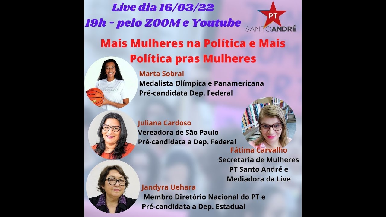 MAIS MULHERES NA POLITÍCA E MAIS POLITÍCA PARA AS MULHERES! - YouTube
