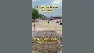 #rpf #rpfphysical rpf constable new physical batch start new Shaurya defence academy Jaipur