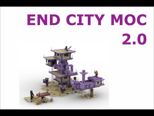 LEGO MOC The End City - Minecraft Micro World by Huzbubber_Tim