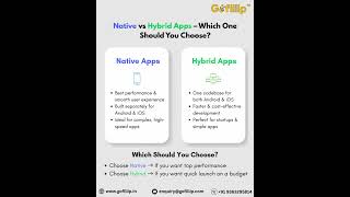 Native vs Hybrid Apps – Which Should You Choose? | Gofillip