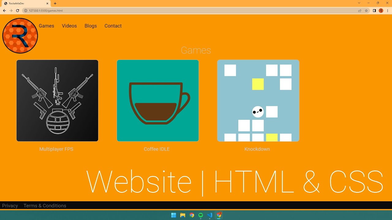 Making a Website in 1 WEEK | HTML + CSS - YouTube
