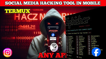 Termux Hacking demo💯 | Tool on Mobile 🥶 | Facebook Media access | with Zphisher!