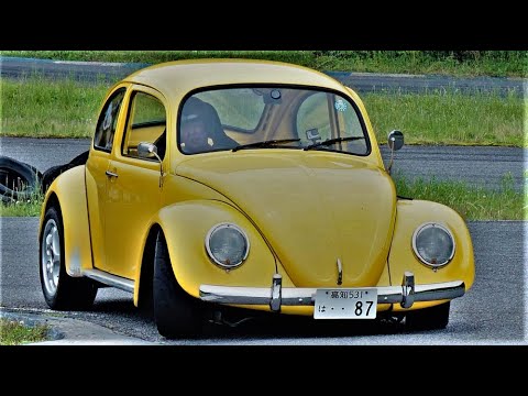 空冷vw ビートル 黄色 旧車タイムトライアル 年6月21日 瀬戸内海サーキット Youtube