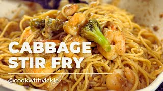 Cabbage Stir Fry - 30 Minute Meal