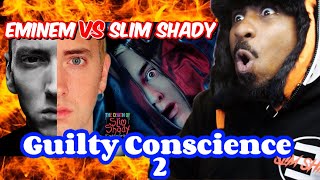 RIP SLIM SHADY PERSONA? Eminem - Guilty Conscience 2 (First Listen REACTION)