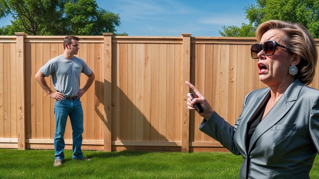 I Built A Privacy Fence Around My Property, HOA Karen Called Police Claiming I'm Violating Rules
