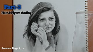How to use Photo Grid for drawing. Part-3(hair & figure shading)