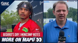 Bedard 'Extremely Impressed' w\/ Patriots Rookie Marte Mapu | Day 1 Minicamp Notes