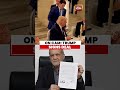 On Camera: Trump Signs Iran Memorandum of Understanding at Versailles During Macron Dinner #trump