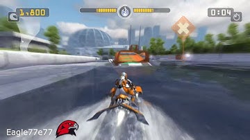 Riptide GP Renegade:  PC Gameplay _ part 2 _ level 1 - Beginner`s Luck 1-3   (Eagle77E77)