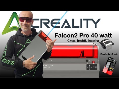 👉 Creality Falcon2 Pro 40W: Recensione Completa Incisore Laser Chiuso 🔥