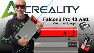 👉 Creality Falcon2 Pro 40W: Recensione Completa Incisore Laser Chiuso 🔥