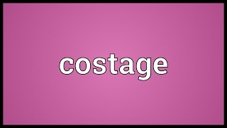 Costage Meaning