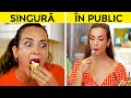 FETELE ÎN PUBLIC VS. CÂND SUNT SINGURE | Cum faci ceva când ești singură vs. în public marca 123 GO!