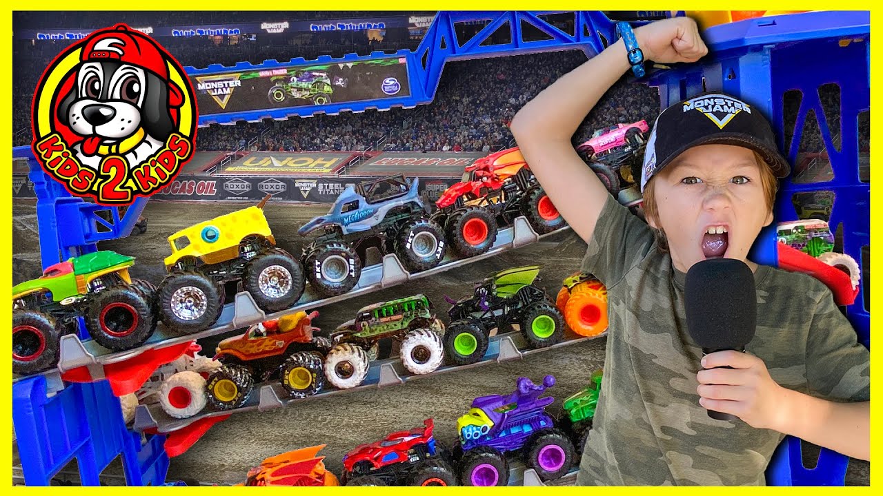 2022 TOP Monster Jam Toy Playsets COMPILATION (GARAGE, MINI Freestyle Flip Arena, Dueling Dragon)
