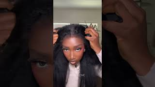 Who could say no to a wig this natural?? 😭✨#kisslovehair#shorts#wigs#wigtutorial#style