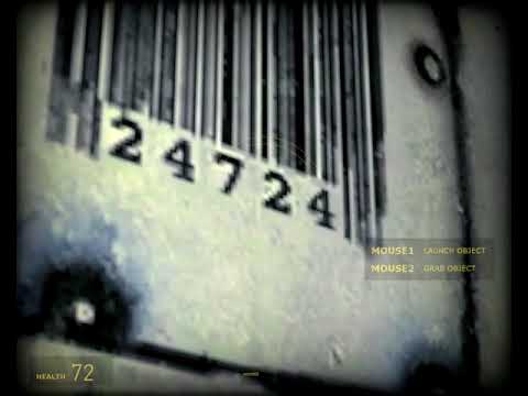 Half-Life 2 Episode Two - Easter Egg Freeman Barcode 24724