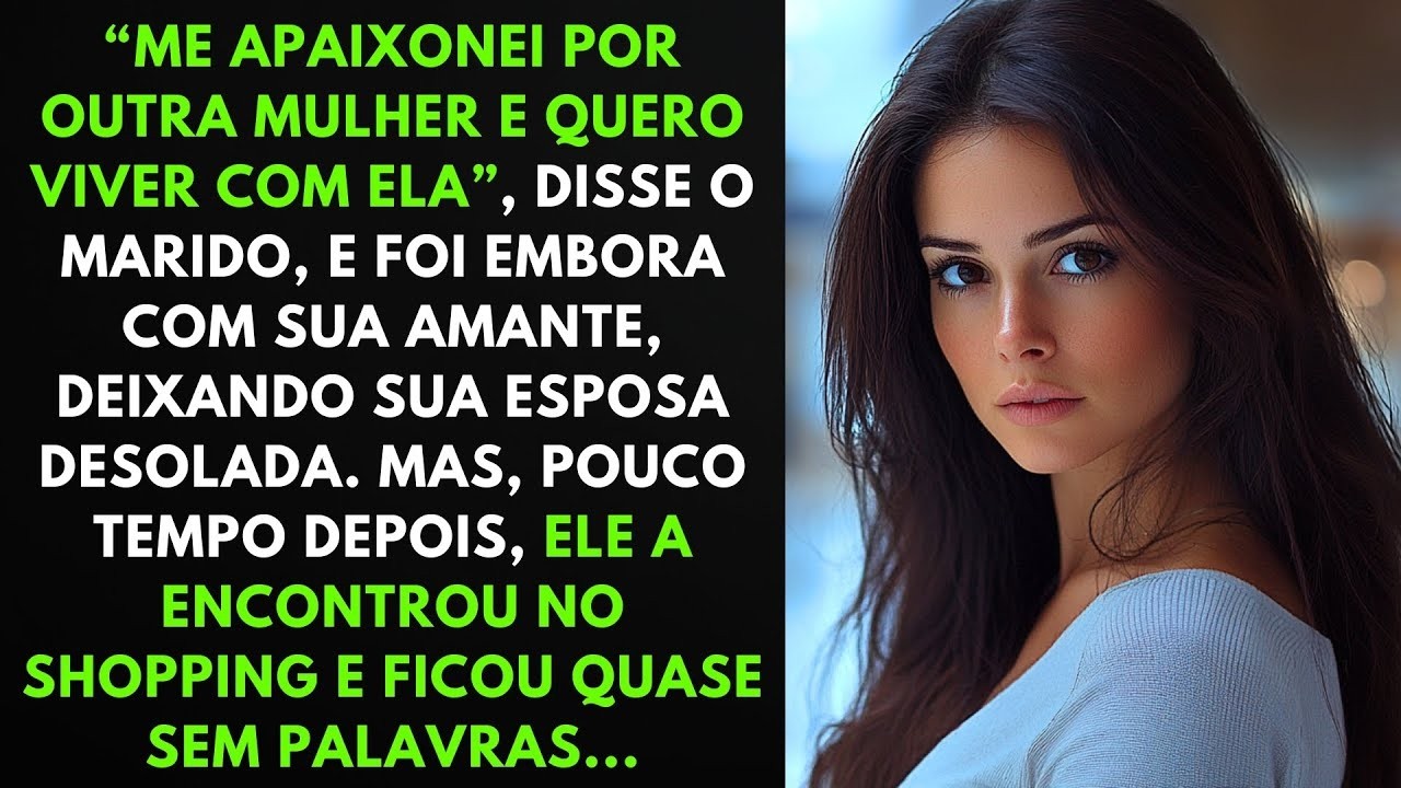 Marido Partiu com Amante, Deixou Esposa Desolada; Reencontro no Shopping o Deixou sem Palavras