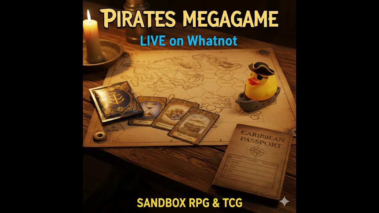 Pirates Megagame - A LIVE TCG played on Whatnot...