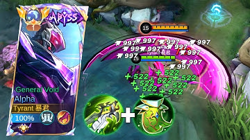 NEW ALPHA HIGH TRUE DAMAGE BUILD 2025!! 💀(impossible epic comeback)