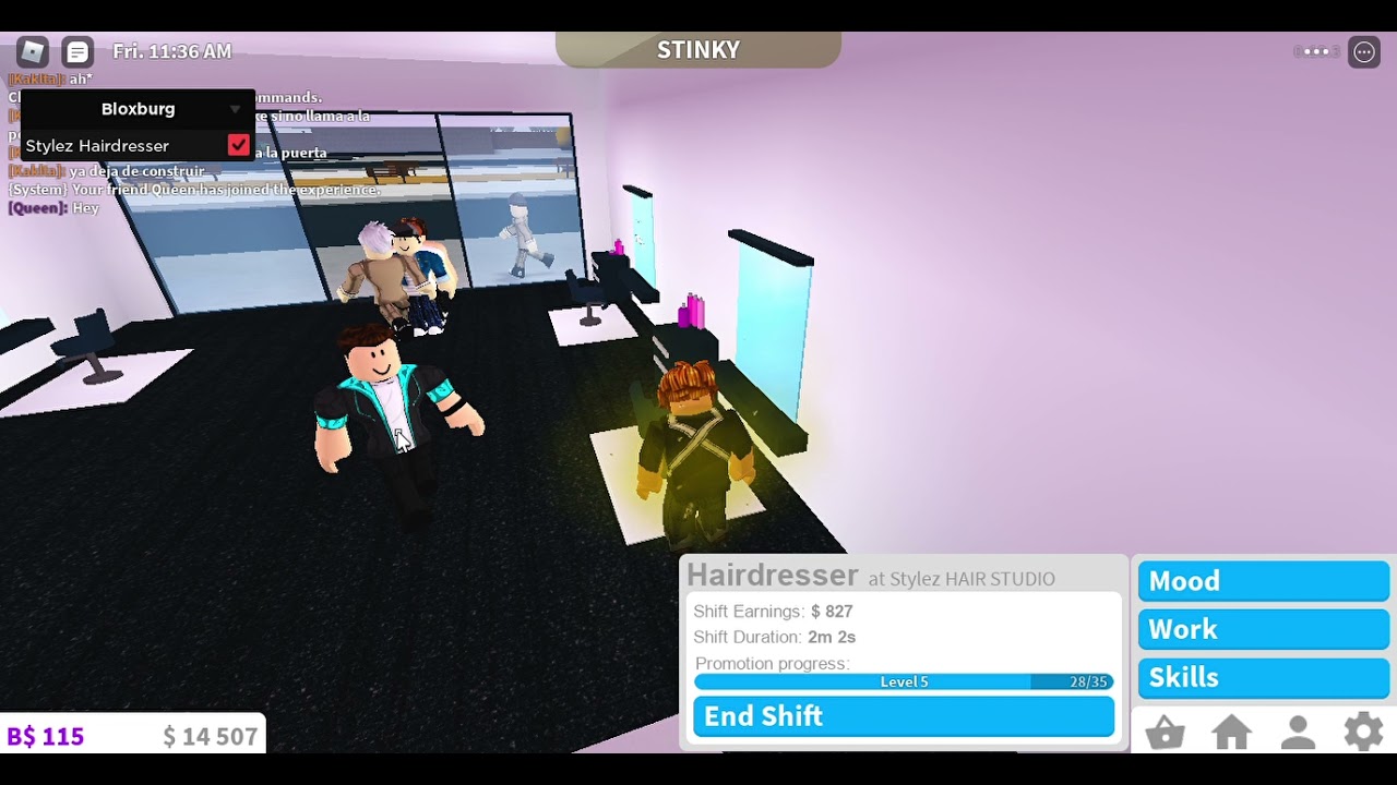 Bloxburg auto farm (hairdresser) YouTube