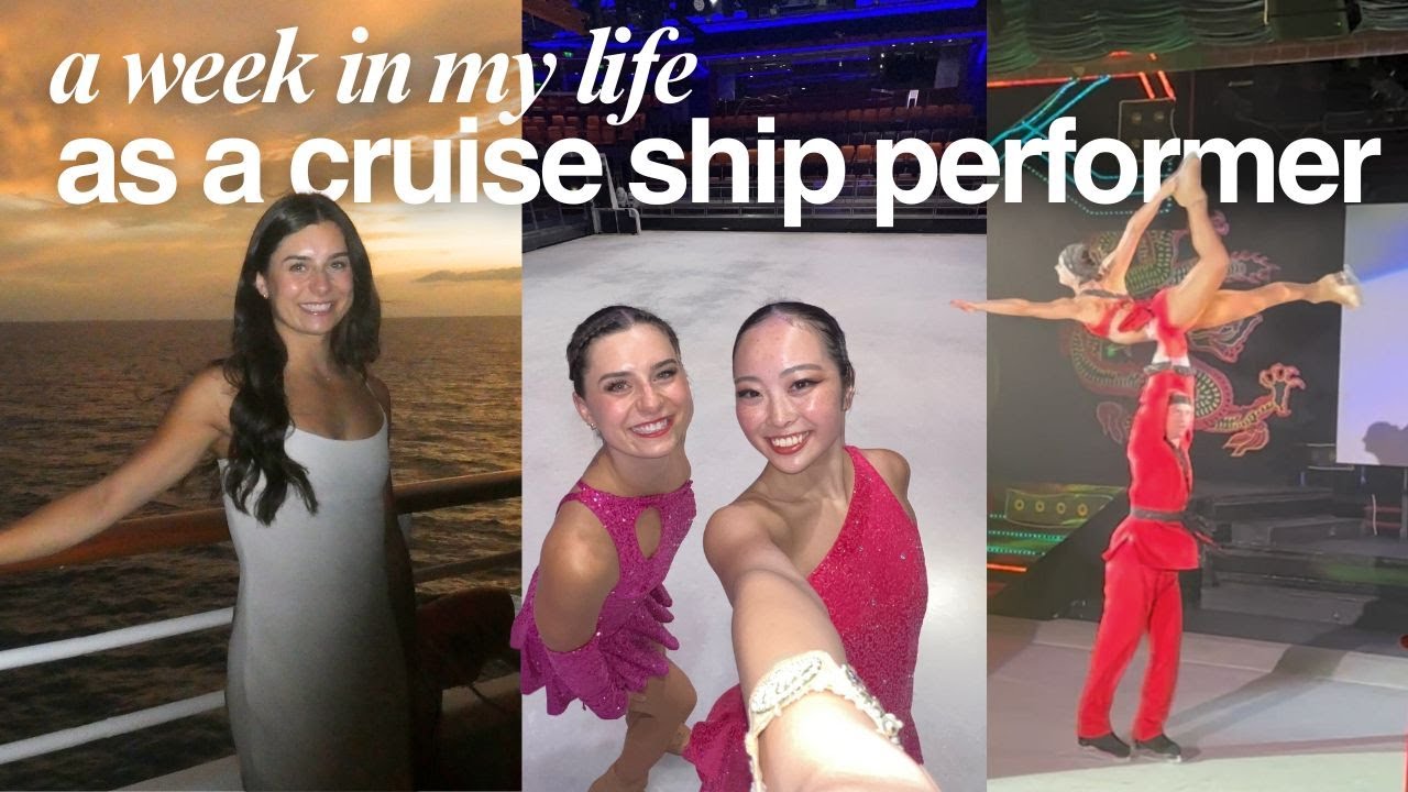Week in My Life as a Cruise Ship Ice Skater 🛳️ parties, performing, and exciting news!