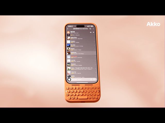 Akko MetaKey Keyboard Case for iPhone - YouTube