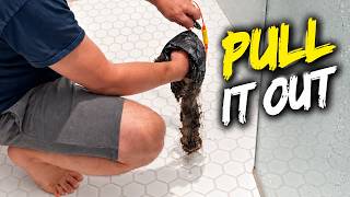 Unclog Your Shower Drain With Drain Weasel - IT WORKS!