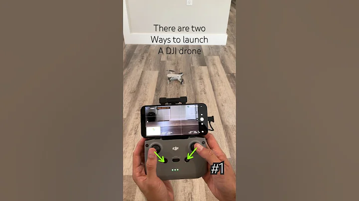 DJI Mini 2 SE - Two Ways To Launch Your Mini Drone! #djimini #djimavic #mavicmini #drone #djimini2