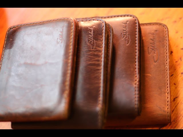 saddleback tobacco patina Saddleback Leather Wallet Five year mark!