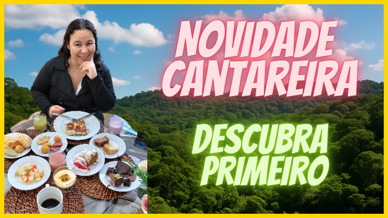 Novo Café Colonial Que Vai Bombar! Um Paraíso com Buffet à Vontade em Meio à Natureza! Della Torre