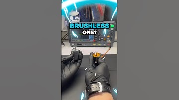 BRUSHED VS BRUSHLESS MOTOR!? #electronics #maker #STEM #technology #engineering #robot #arduino