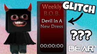 What Is Devil In A New Dress Glitch In Bear Youtube - devil bear roblox