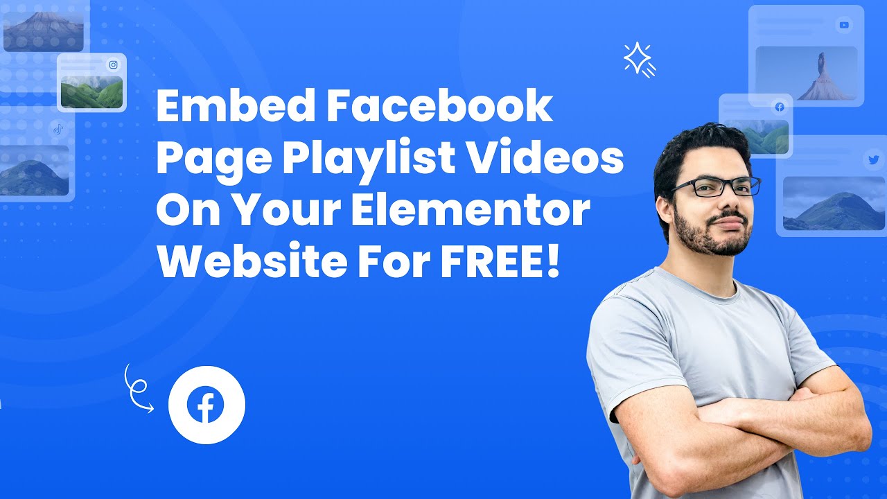 How to embed Facebook page playlist videos on Elementor? - YouTube