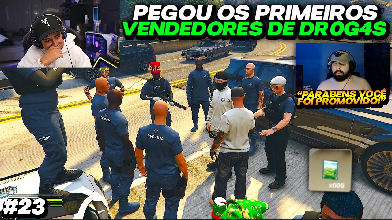 CAPTURARAM OS PRIMEIROS VENDEDORES DE DR0G4S E FOI PROMOVIDO! - GTA RP EP 23